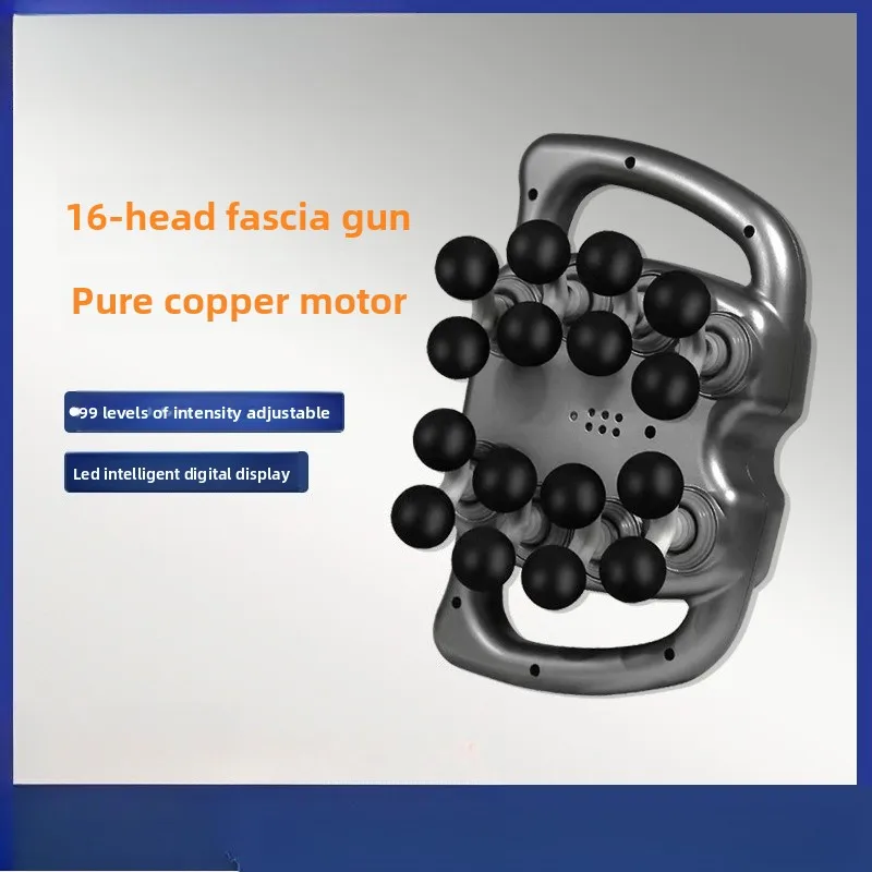 

16-Head Fascia Gun Multi-head Massager Deep Relaxation of Waist and Back Muscles 16-head Massager