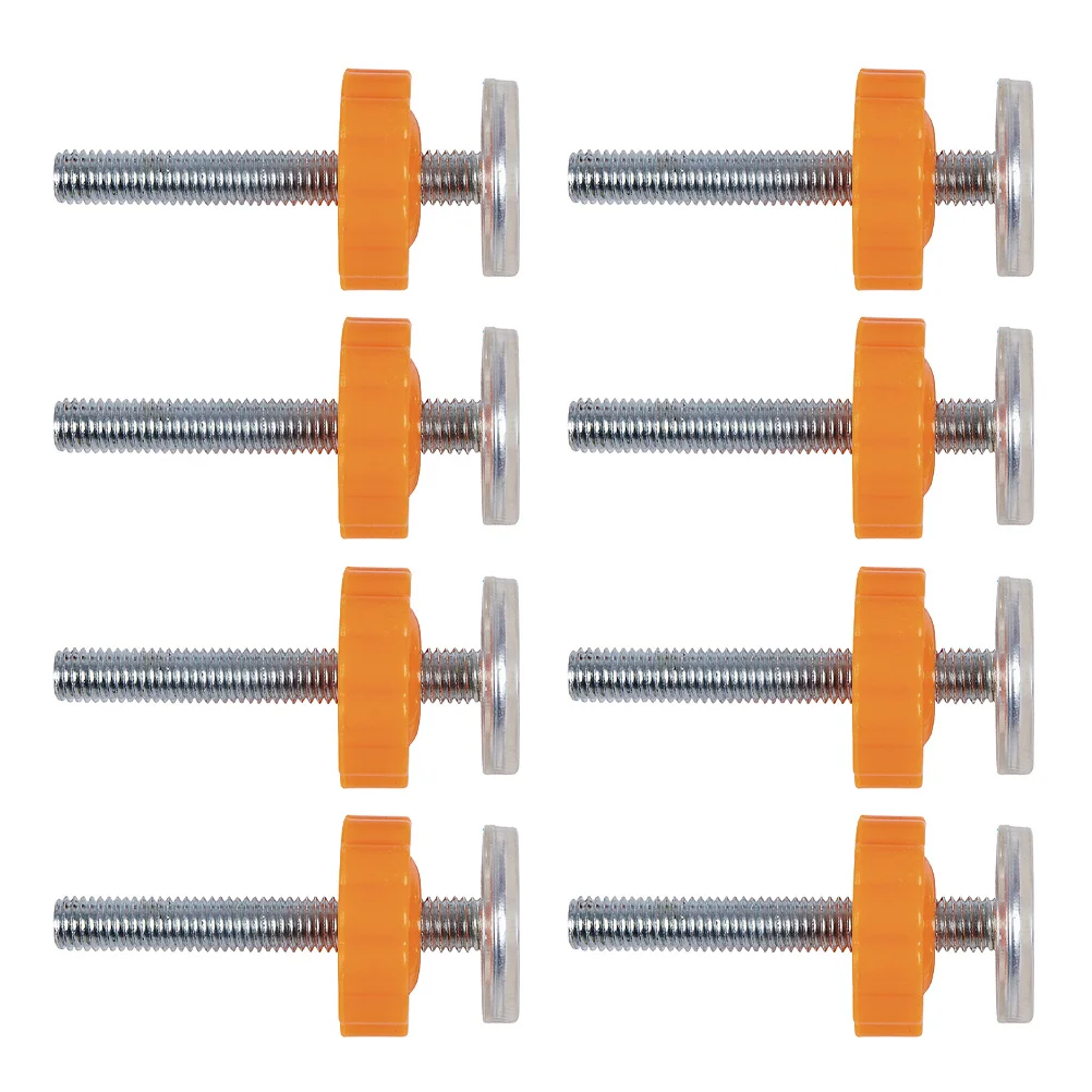 

8 шт., болты для детских ворот, монтируемые под давлением, резьбовой стержень, регулируемые винты для лестничных ворот, безопасные шпиндельные стержни для детских ворот