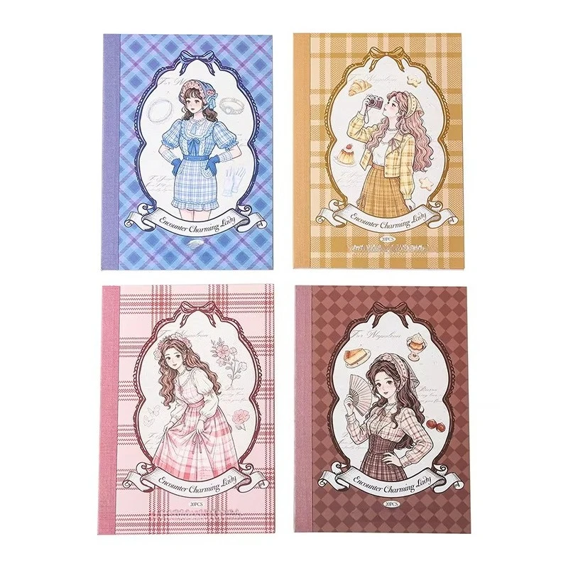 20pcs/Pack French Vintage Character Die-Cut Sticker Book Meet Romantic Beauty Series Journal DIY Decoration Supplies Stickers