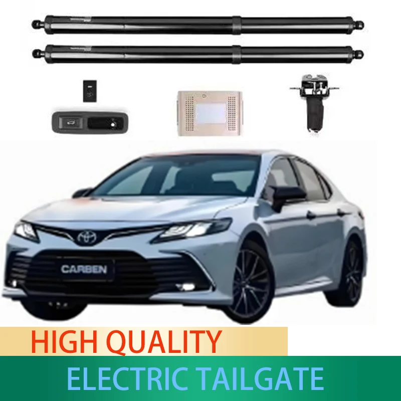 مجموعة تعديل الباب الخلفي الكهربائية لسيارة Toyota Camry 2015-2023، تتميز بمصعد ومحرك تلقائي لصندوق السيارة