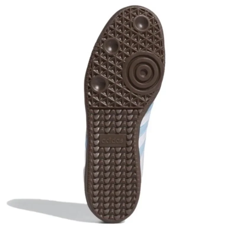 아디다스 삼바 OG 클래식 화이트 스카이 블루 독일 트레이너 남여 야외 스포츠 스니커즈 여성 남성 스케이트 보드 신발