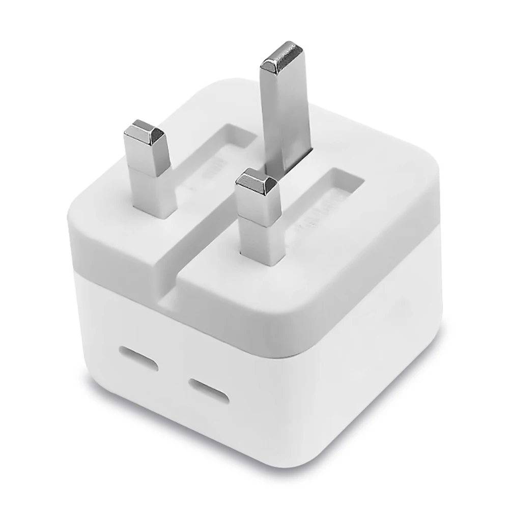 35W PD ricarica rapida rapida doppia porta tipo C spina per caricabatterie USB C US UK adattatore per spina da viaggio per iPhone 14 15 per caricatore da muro per iPad