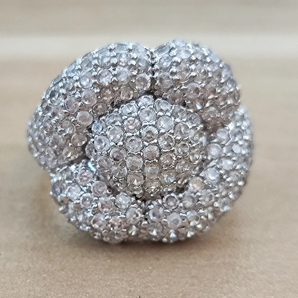 

Size 7 Limited edition! Luxury Jewelry Micro Pave full Bling Cubic zircon Fantastic Luxury Ring For Party