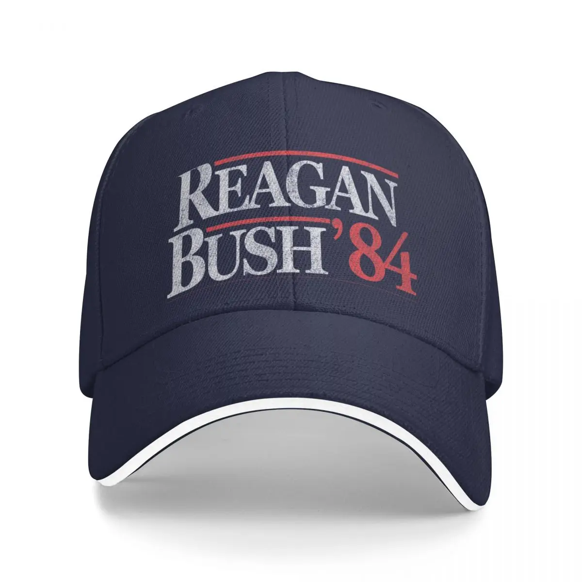 Vintage Reagan Bush 1984 T-Shirt Cap Baseball Cap Hiking hat Hats man Women's