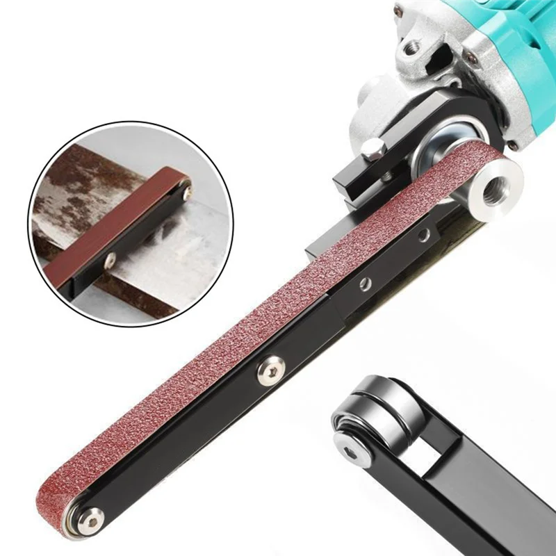 

ABRB-Mini Sander Polishing Machine Grinder,Angle Grinder Modified Belt Sander Accessories Suitable For 125Mm Angle Grinder