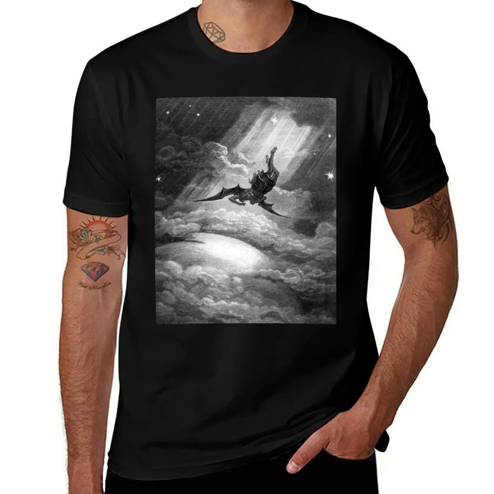 The Fall of Satan - Gustave Dore T-Shirt g man t shirts for men t shirt for man T-Shirt