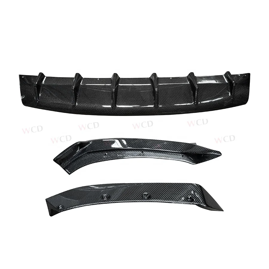 High Quality Carbon Fiber Front Bumper Lip For Maserati Levante S Sport Utility 4-Door 2016-2017 Front Lip