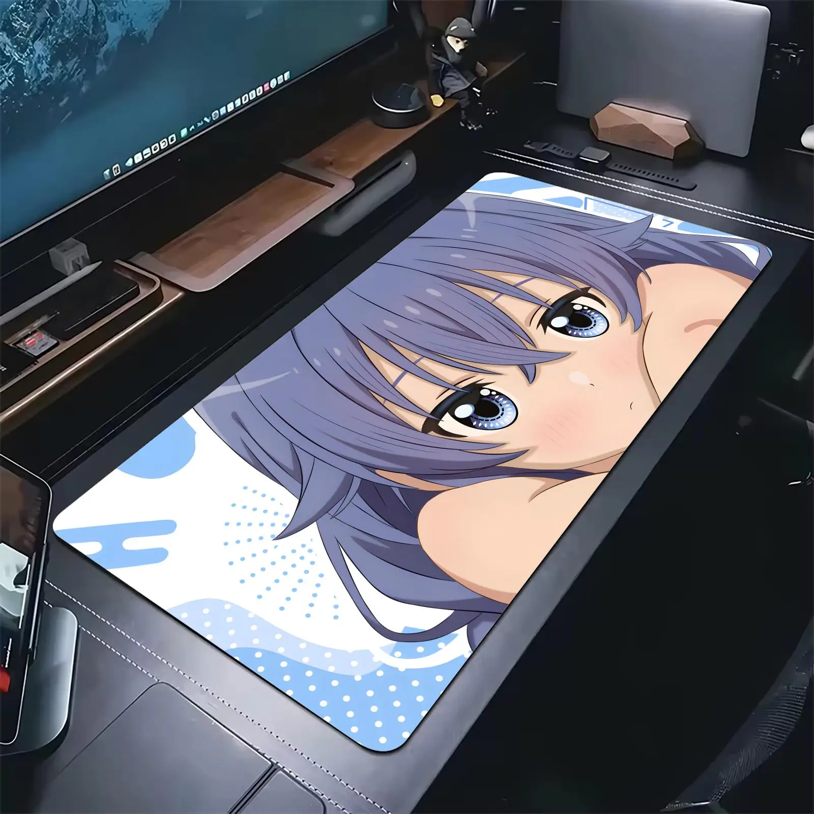 Mushoku Tensei  Mouse Pad Pro E-Sports Gaming Mousepad Extra Large Non-Slip Stitched Edge Keyboard Laptop Desk Mat For PC Gamer