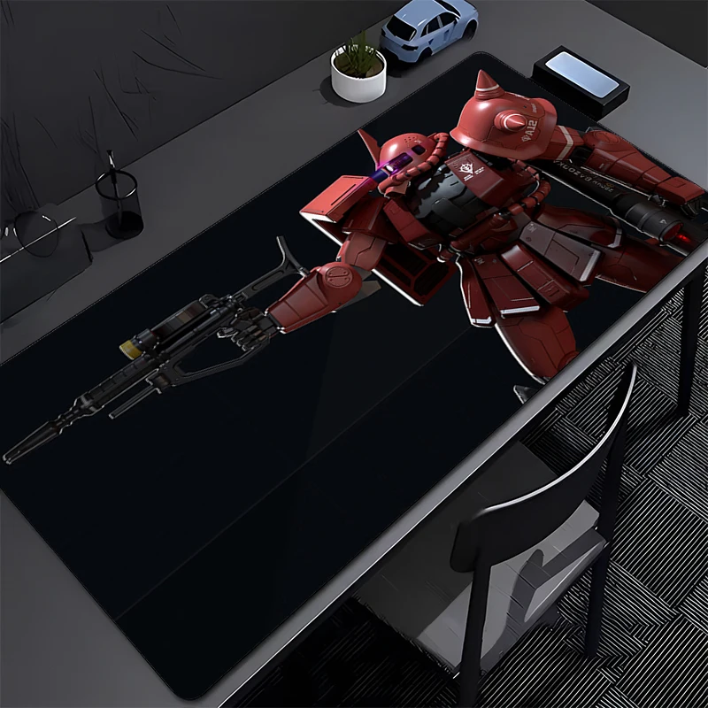 90x40cm Mouse Pad Anime Gabinete Gamer Computer Desk Mat Keyboard Pad XXL Gaming Mechanical Warrior G-gundam Z-zaku II Mousepad