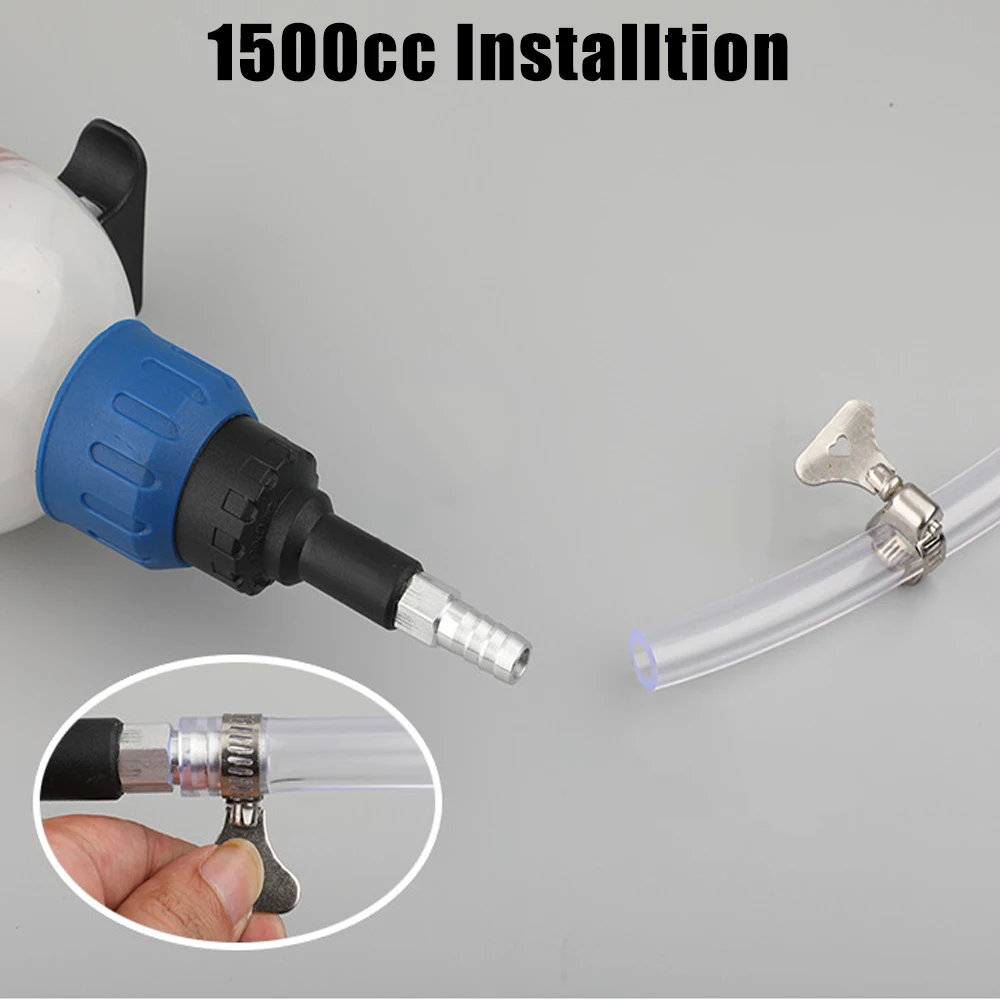 200/500/1500CC Pump Car Oil Change Fuel Filler Transfer Brake Bleeder Liquid Fluid Extractor Hand Suction Vacuum Filling Syringe