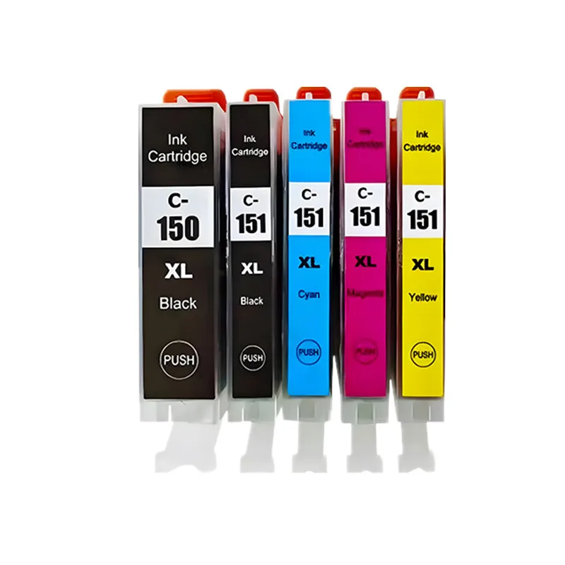 PGI150 CLI151 Compatible ink cartridge PGI 150 CLI 151 for Canon PIXMA MG7510 IP7210 iP8710 MX721 Ix6810 Printer