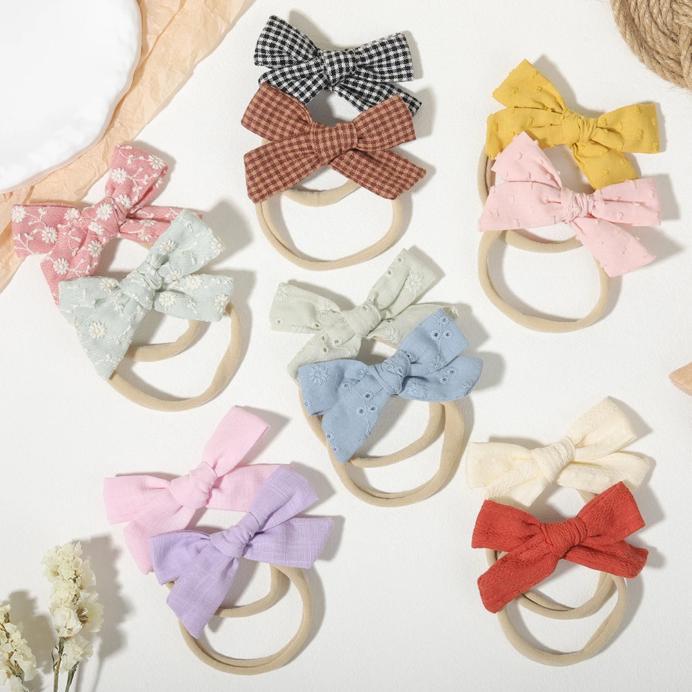 

1 шт. Детская повязка для волос с милым бантом, аксессуар для повседневного ношения для девочек и малышей
