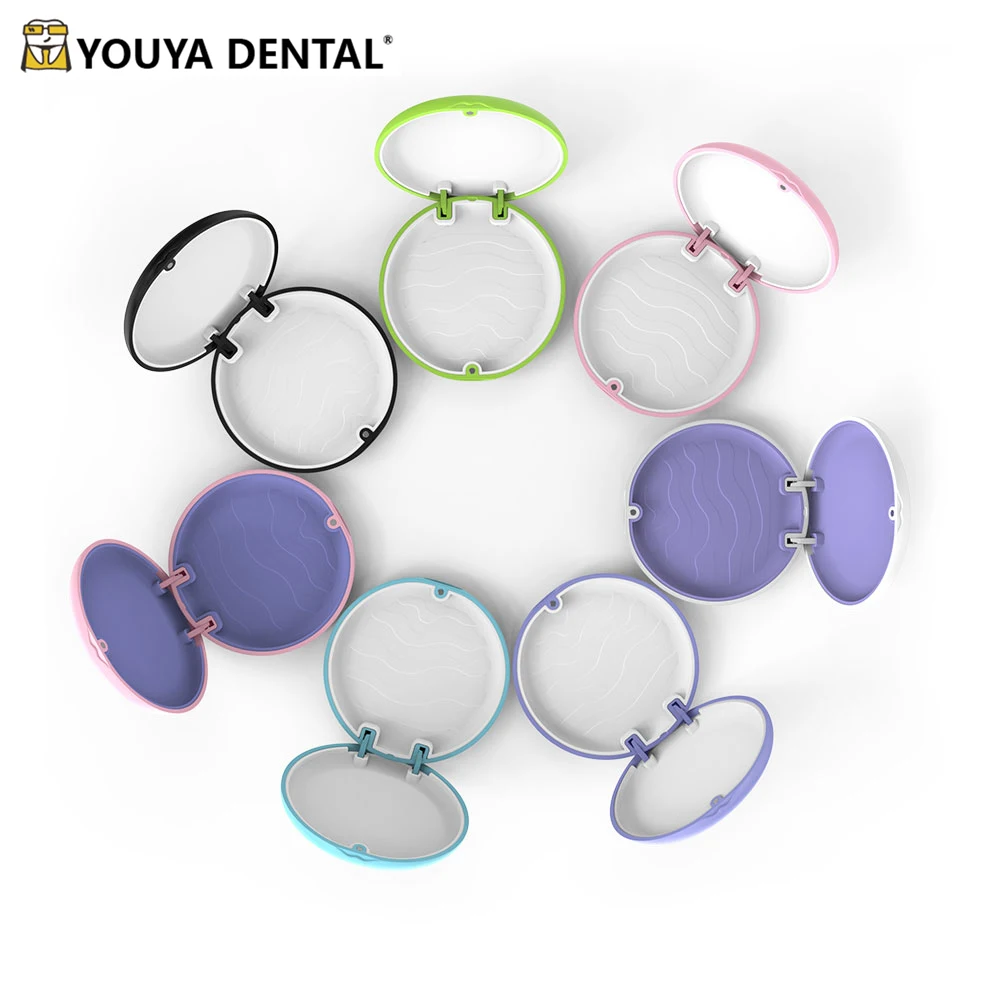 Dental Orthodontic Braces Retainer Case Denture Storage False Bath Box without Mirror Mouth Guard Storage Oral Hygiene Organizer