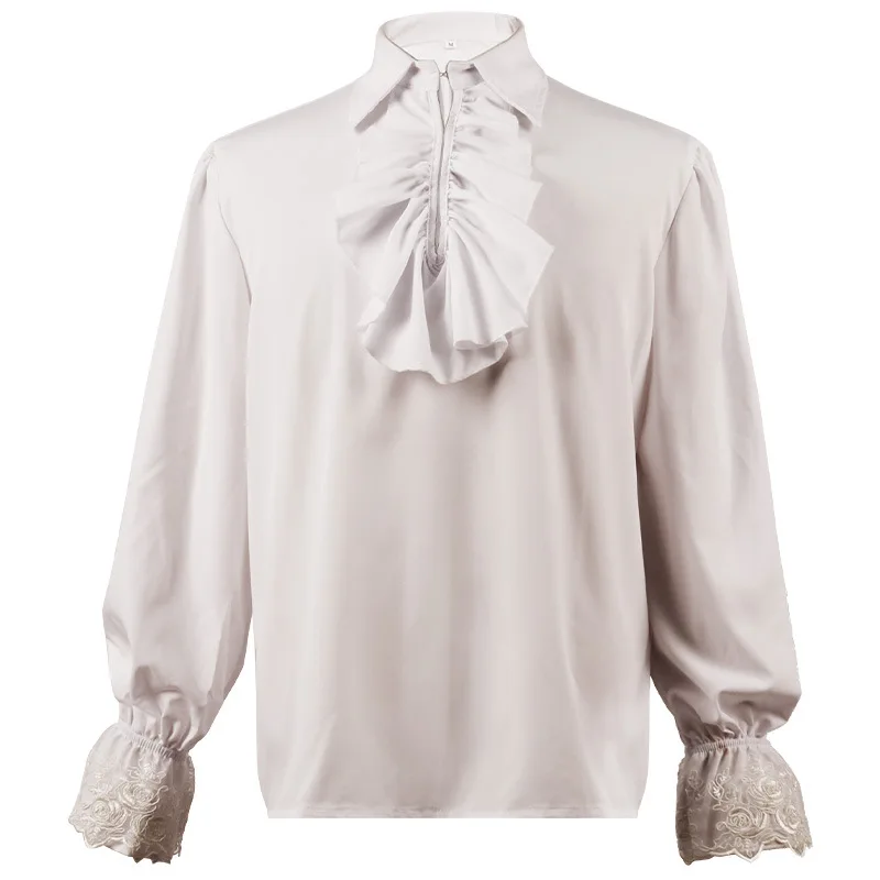 Haut Steampunk Médiéval pour Homme, Peplum Victorien, Renaissance