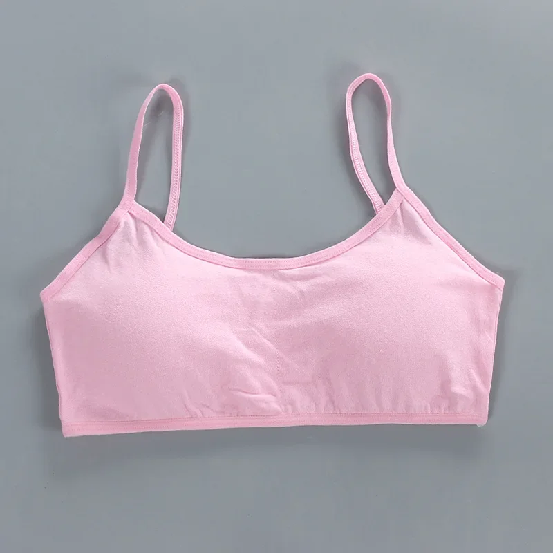 Krótkie bluzki dla nastolatków 10 12 11 lat dziewczyna biustonosz Undies bielizna Sport mała kamizelka miejscowe Adolescente dzieci bielizna Tank