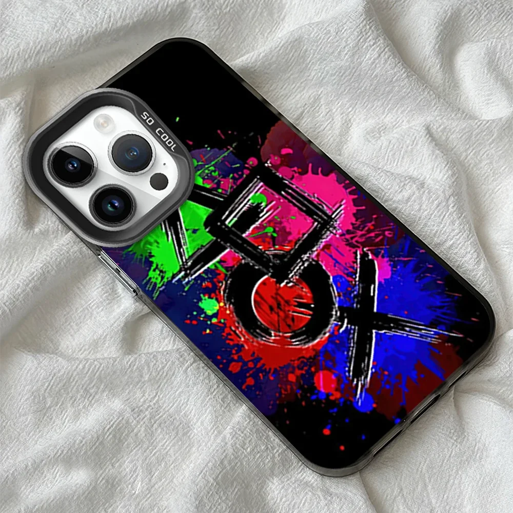 Cool P-PlayStation Fashion Gamer Phone Case For Samsung Galaxy S24 S23 S22 Plus Ultra FE A71 A55 A54 A53 Laser Cover