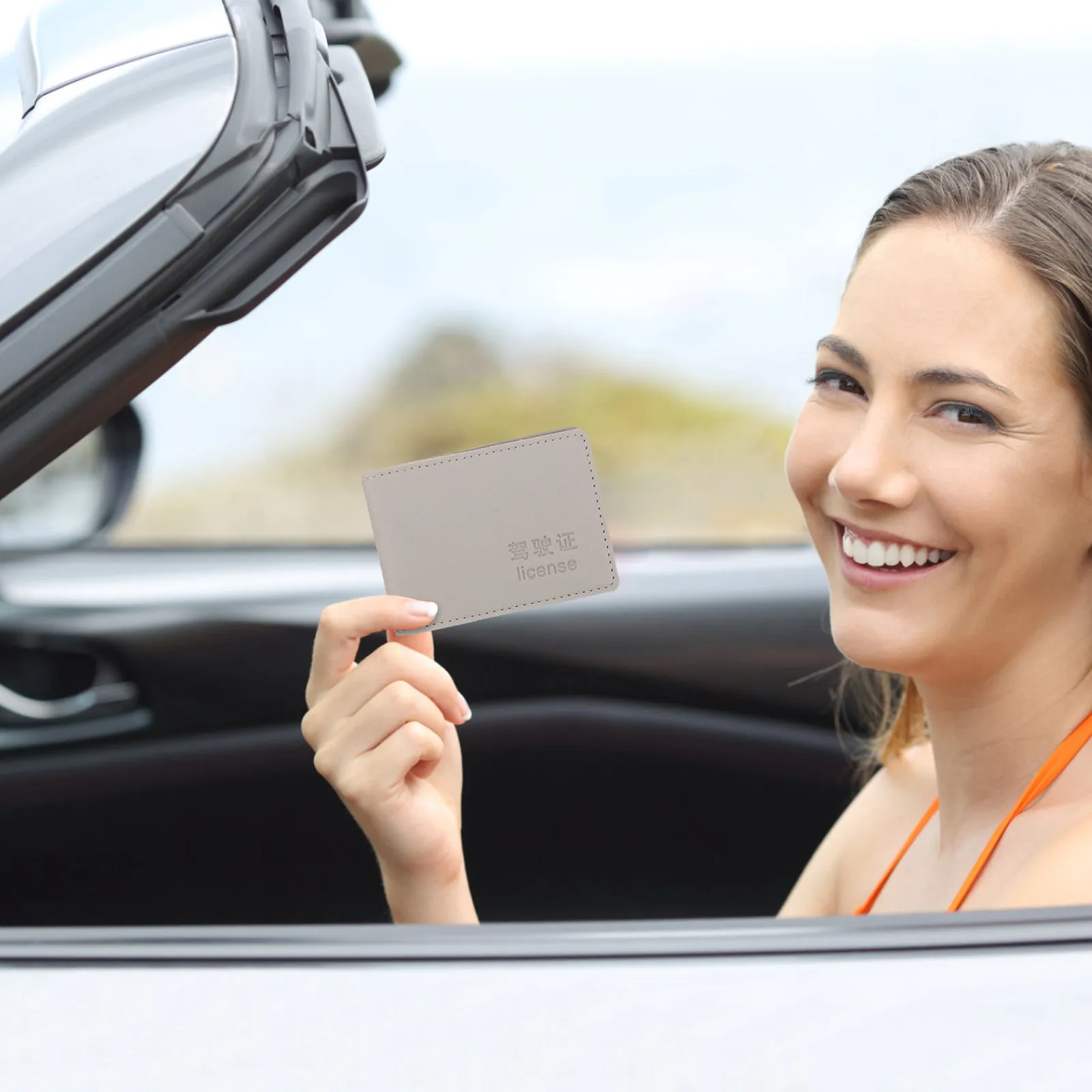 6Pcs Driving License Card Holder Multi Slot Car Document Organizer Slim Waterproof Vehicle Registration Insurance Case Essential