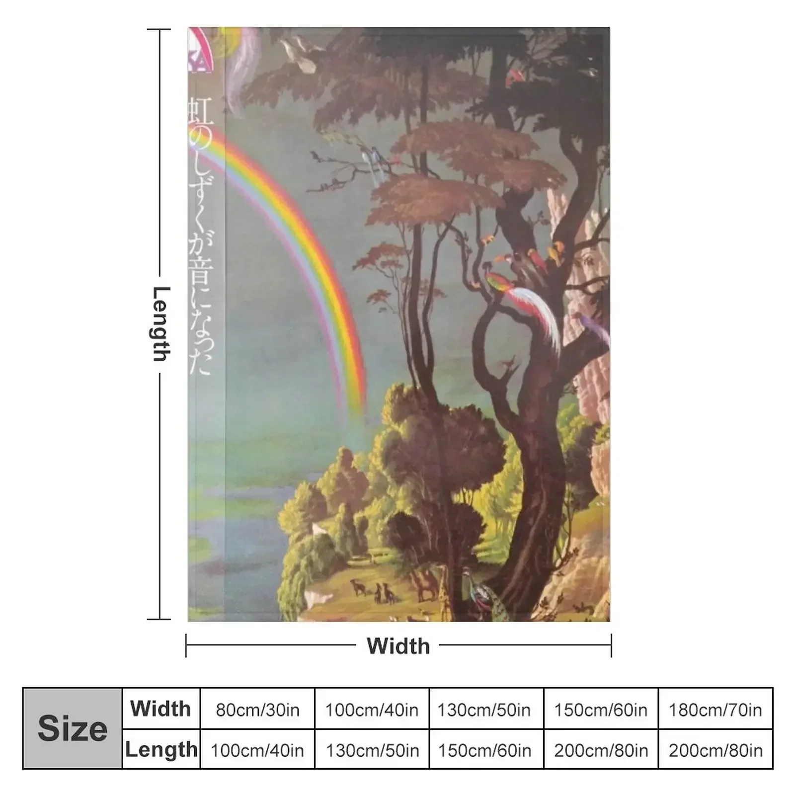 MASAYOSHI TAKANAKA - THE RAINBOW GOBLINS Throw Blanket Baby Hairy wednesday Designers Blankets