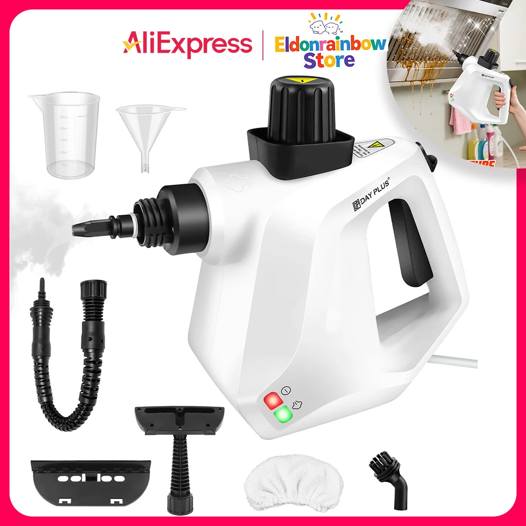 Portable Handheld Steam Cleaner - 400ml Tank Multi-Purpose Home Tool for Stain Removal