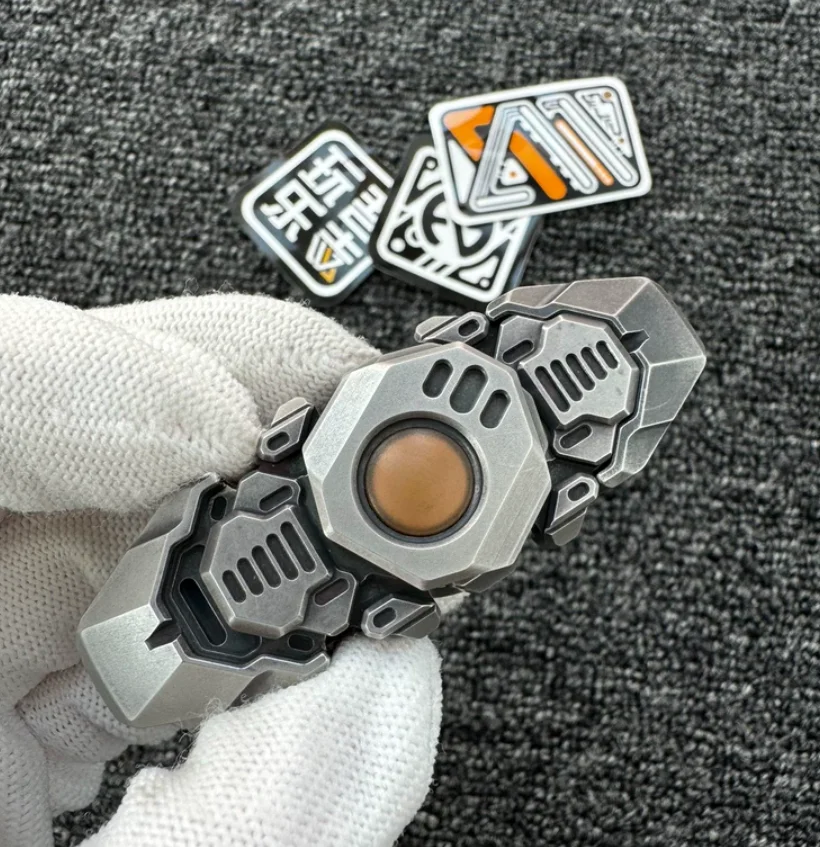 Used EDC Wanwu Messenger Kai Jia Stainless Steel+Copper Material fidget spinner metal decompression toy