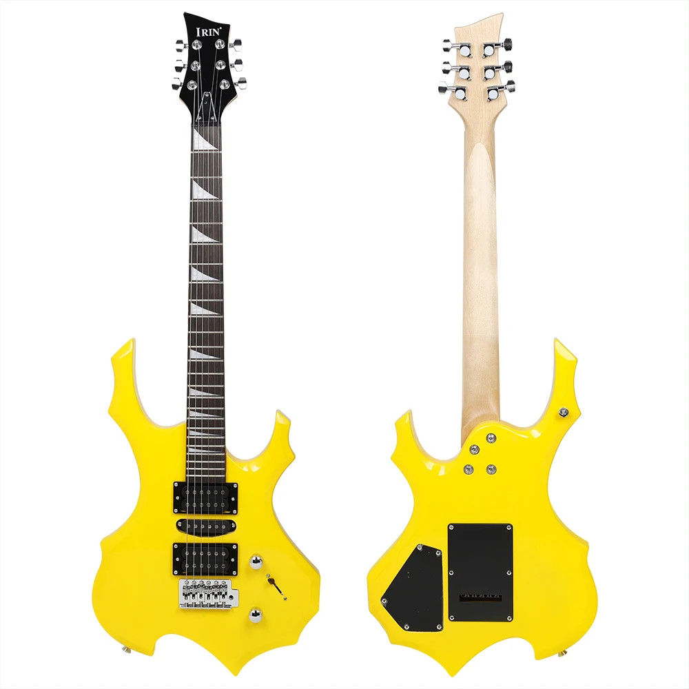 IRIN Electric Guitar 24 Frets 6 Strings Maple Body Electric Guitar Guitarra With Bag Speaker Necessary Guitar Parts Accessories