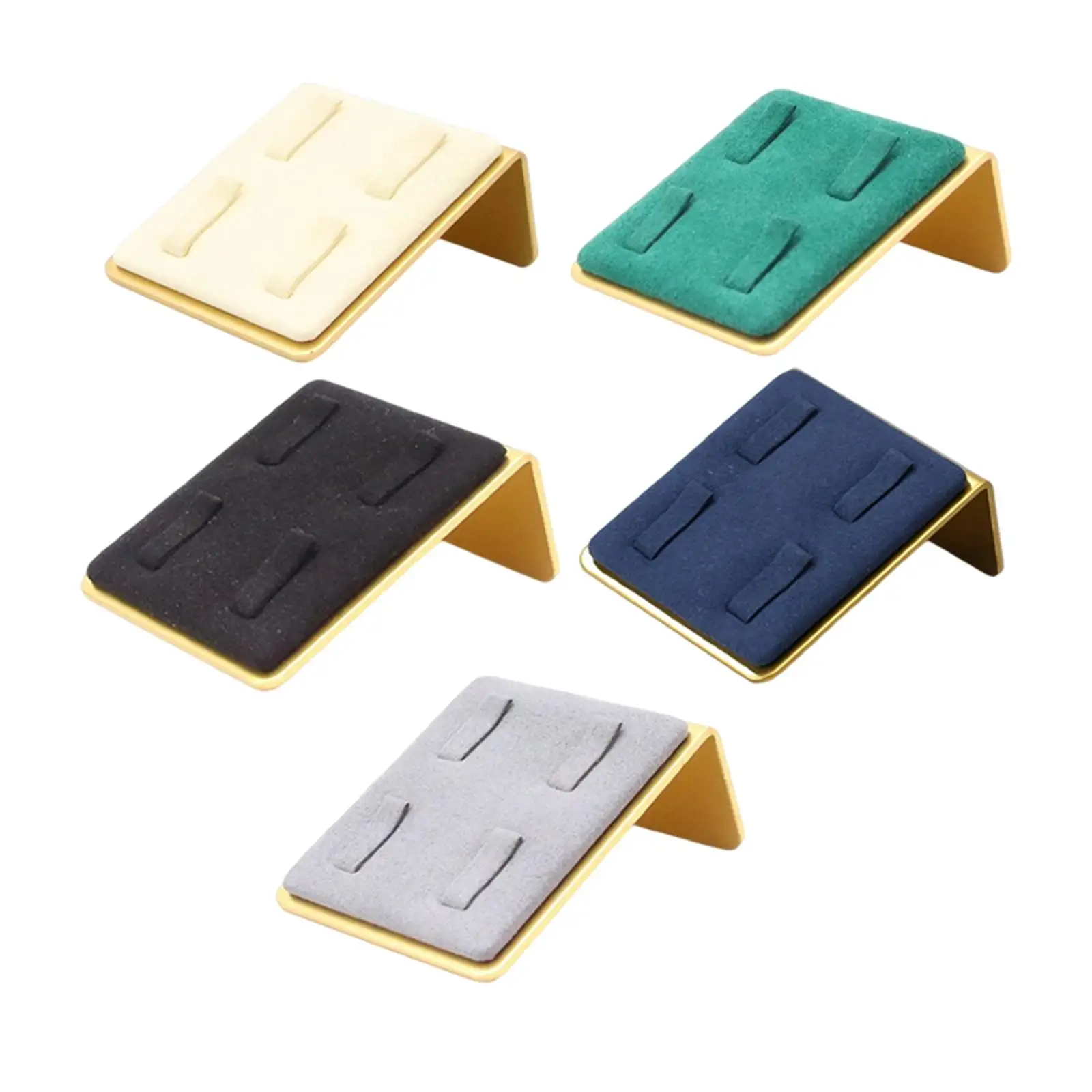 ジュエリーホルダーディスプレイラック、カウンターショップのパーソナルドレッサー用の耳収納スロット、小売