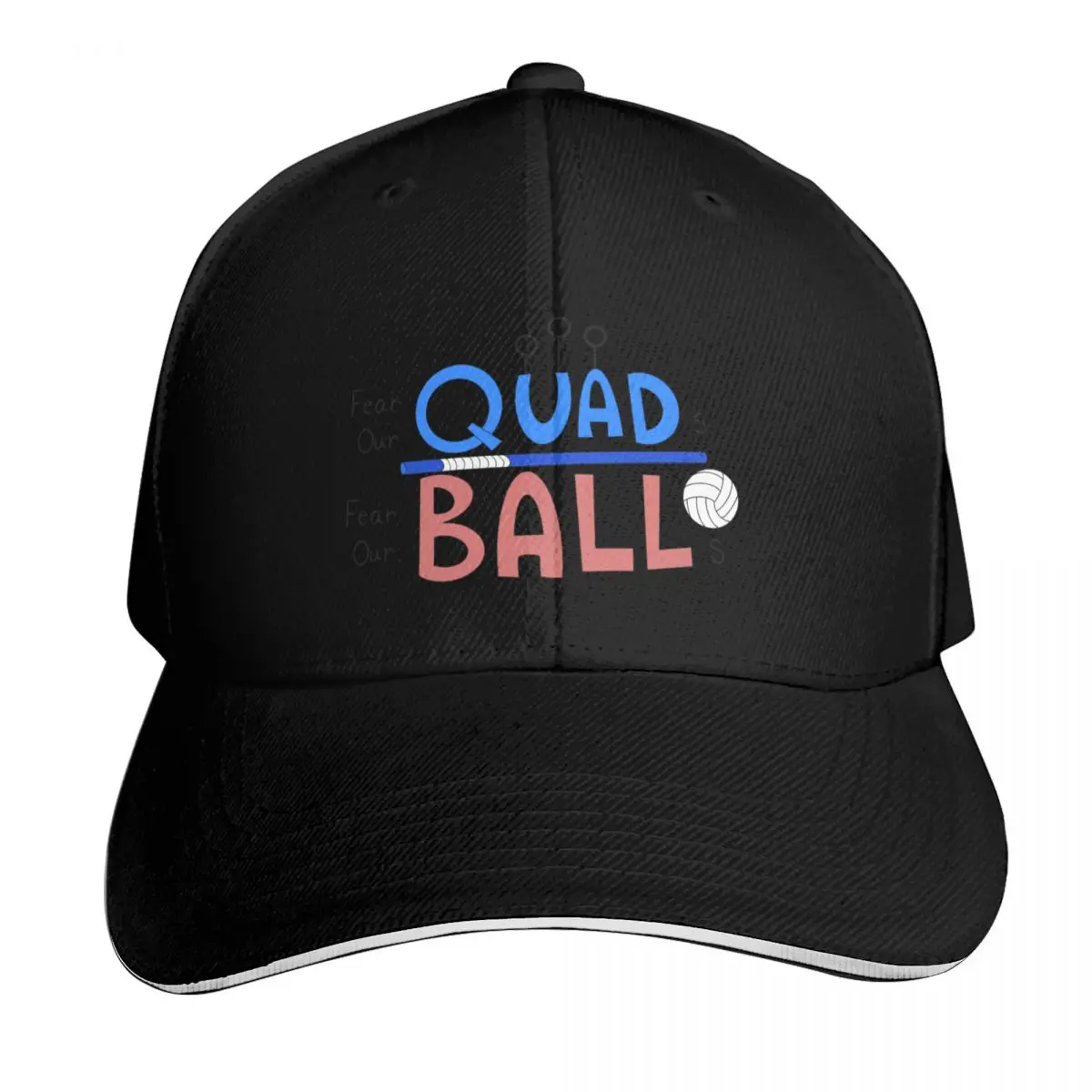 Fear Our Quads Fear Our Balls Baseball Cap summer hat Hat Beach foam party Hat Sunscreen Ladies Men's