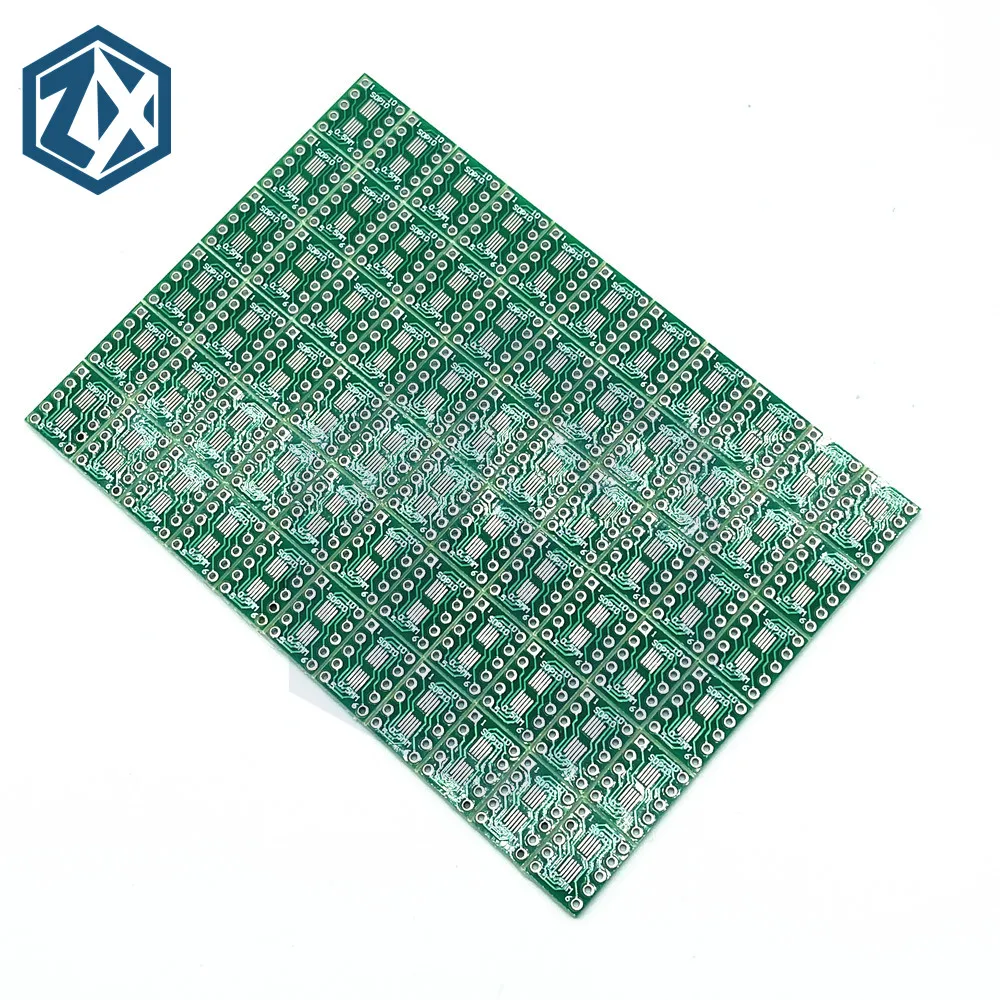 100pcs SOT23 SOP10 MSOP10 Umax SOP23 to DIP10 Pinboard SMD To DIP Adapter Plate 0.5mm/0.95mm to 2.54mm DIP Pin PCB Board Convert