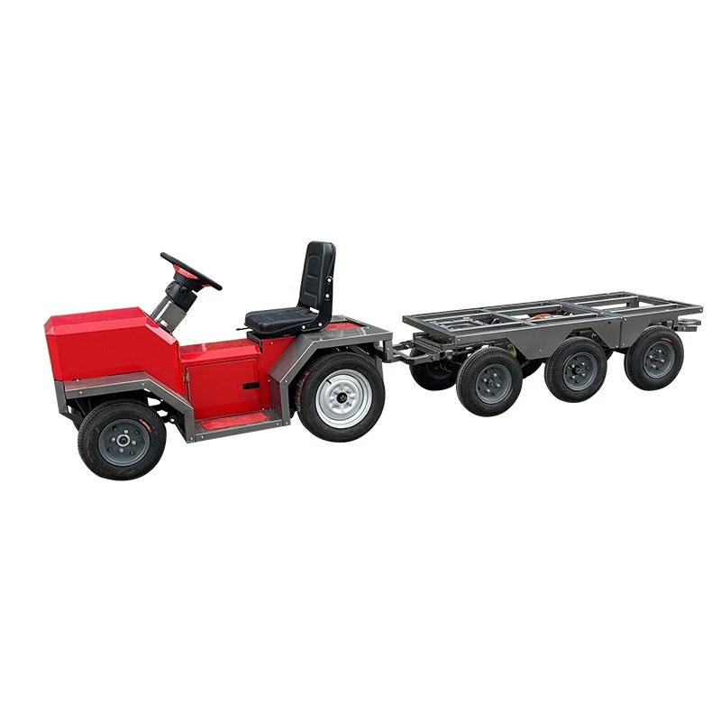 Electric four-wheel tractor chassis, one-to-two tractor chassis, small locomotive tractor chassis