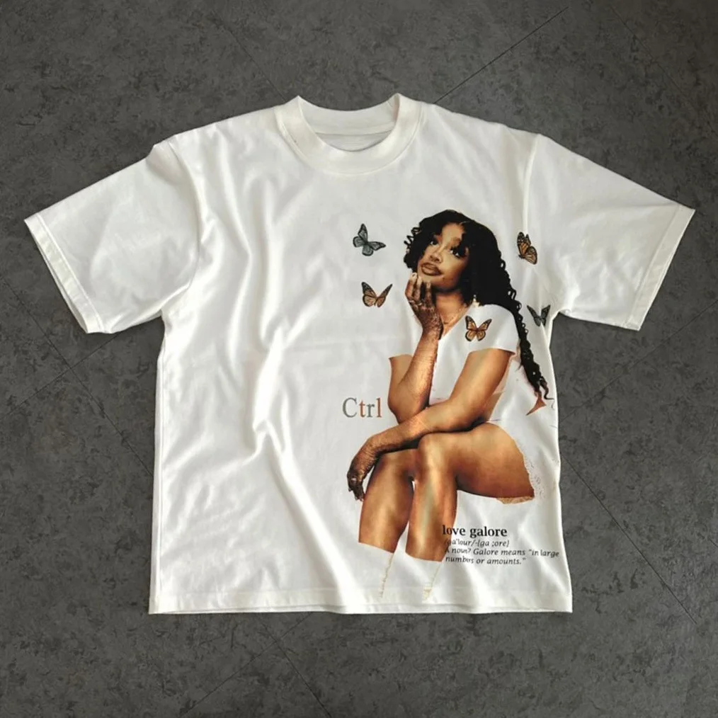 

Винтажная рубашка Sade Adu 90-х Sade Rap в стиле хип-хоп 90, футболка унисекс с принтом S-3XL, рубашка с коротким рукавом с графическим рисунком для мужчин и женщин, лето