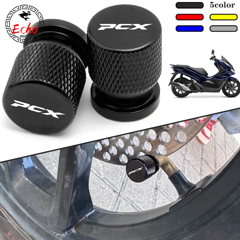 

For Honda PCX160 PCX150 PCX125 PCX 125 150 160 ALL YEAR Universal Motorcycle CNC Accessories Wheel Tire Valve Caps Covers Case