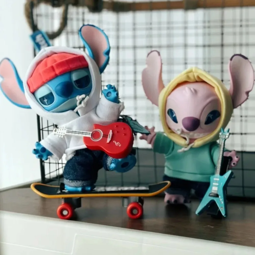 Cartoon STC Street Series Vinyl Blind Box Joint Beweegbare Stitch Model Rugzak Hanger Verjaardagscadeau Bureau Auto Pop Decoratie