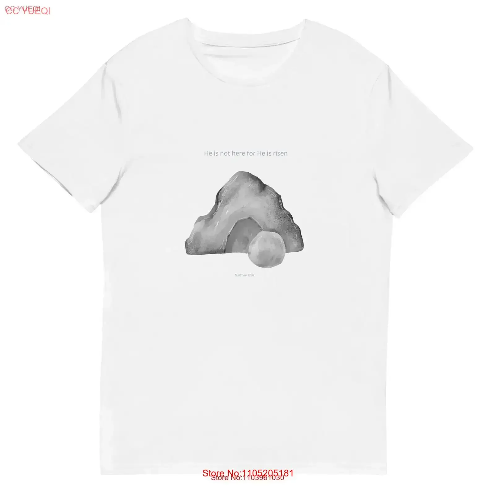 

Men's premium cotton Empty Tomb T Shirt vintage Washed streetwear graphic Stretched Slightly Top For Everyday Wear