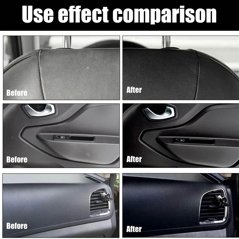 Средство для розничного чтения автомобиля, стойкий очиститель, Реноватор, 30 мл, средство для восстановления кожи автомобиля из пластика, средство для восковой мойки, инструмент для очистки автозапчастей