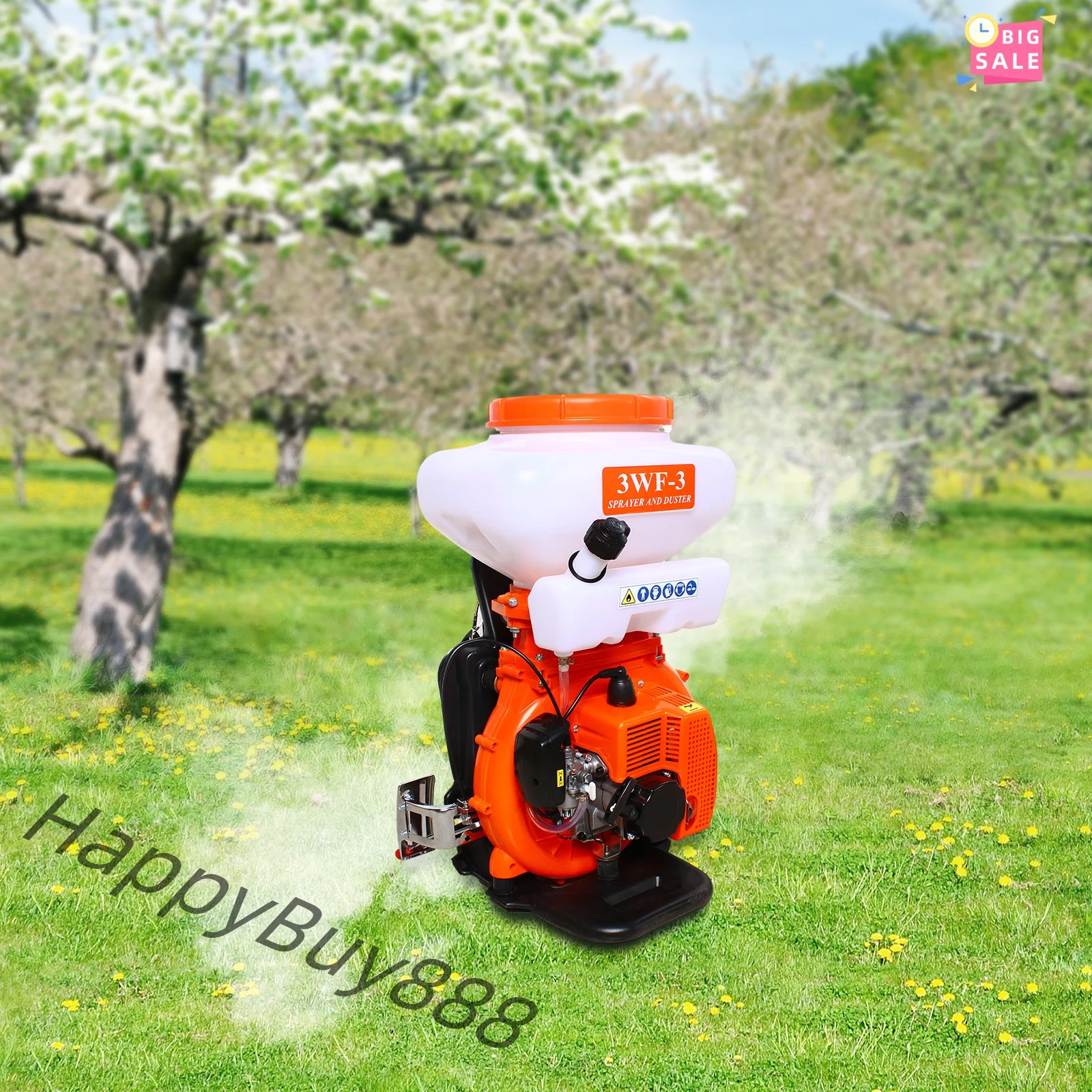 

Backpack Fogger Sprayer 14L 3WF-3 Agricultural Gasoline Knapsack Sprayer Petrol Knapsack Mist Blower Sprayer