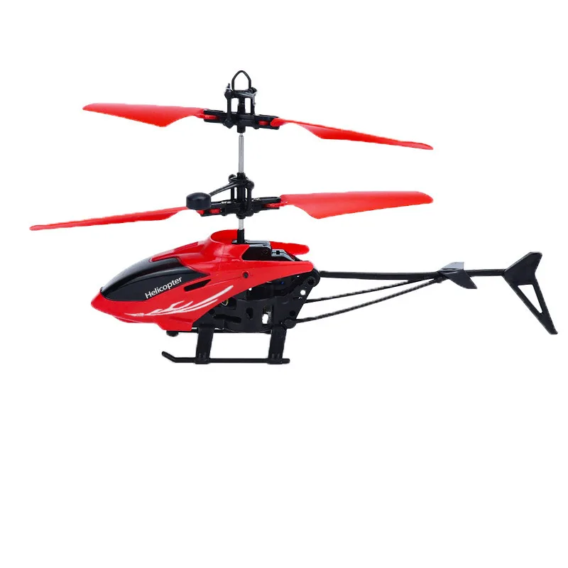 Rechargeable Inductive RC Helicopter Drone - Kids Toy with Hovering Function Safe for Boys Girls Anti-Collision Design Easy