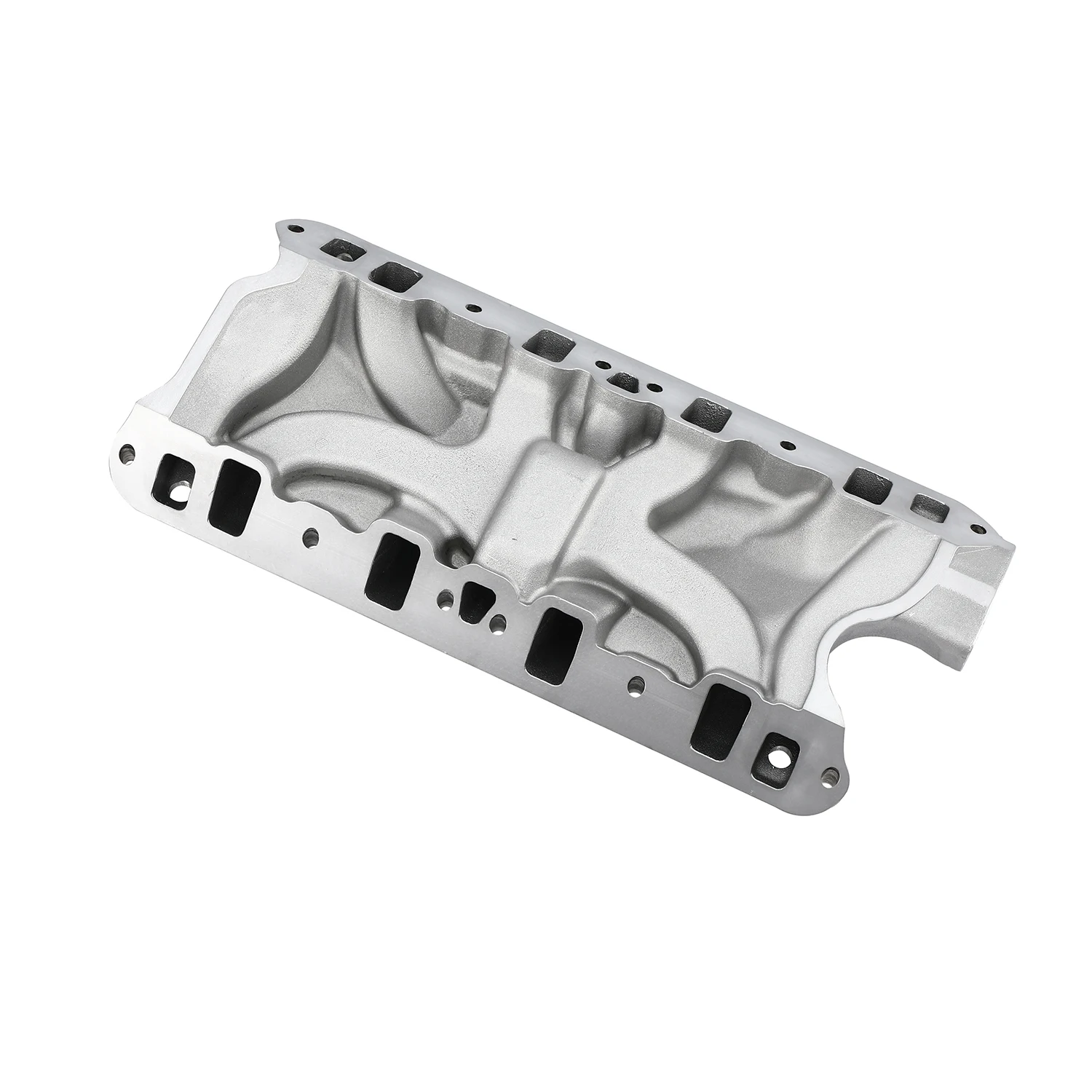 Aluminum Intake Manifold for Ford SB V8 Small Block for Ford 260 289 302 Dual Plane Satin