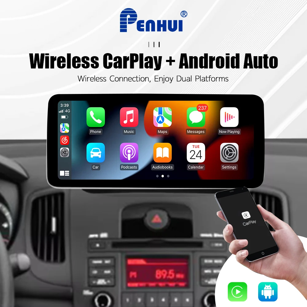 Autoradio pour Kia Forte, 12.3 ", Android 2009, CarPlay, DSP, Audio, 2017-10,0