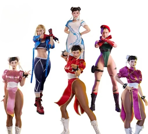 

In Stock STAR MAN MS-015 Female Fighter Chunli 1/6 Pack Rubber Motorized Doll Handmade Model Toy Gift Collection