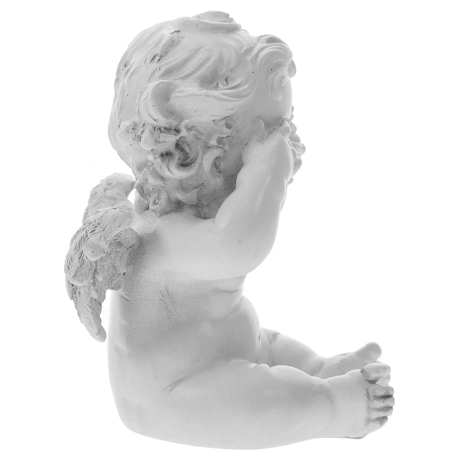 

1pc Angel Statue Resin Small Sculpture Fine Workmanship Desktop Decor For Home Shelf Ornament Craft