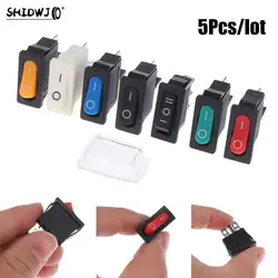 5pcs High Quality KCD1-110 9.5x2mm Rocker Switch ON/OFF 2 Pin Instrument Power Switch Toggle Switch Circuit Waterproof