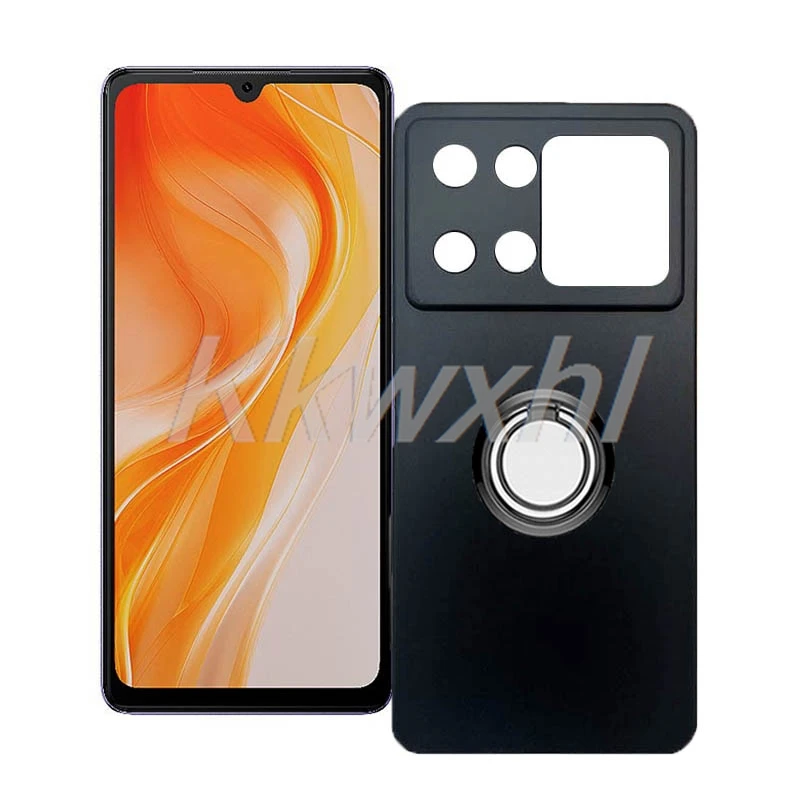 

Для Cubot P90 2025 6,88 "CubotP90 задний кольцевой держатель кронштейн чехол для телефона мягкий оригинальный противоударный чехол
