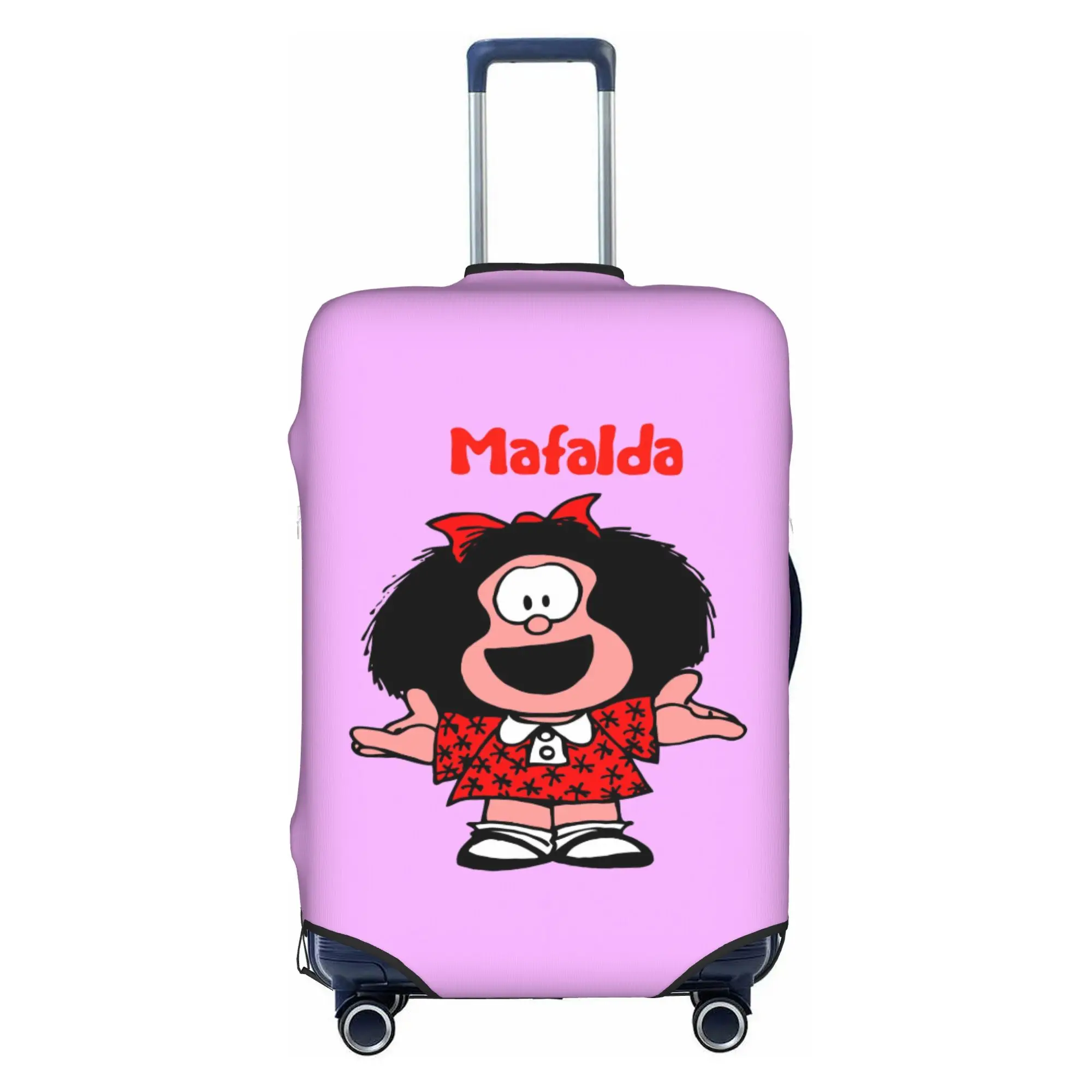 Classic Comic Mafalda Luggage Cover Cute Quino Cartoon Suitcase Protector Covers Suit For 18-32 inch