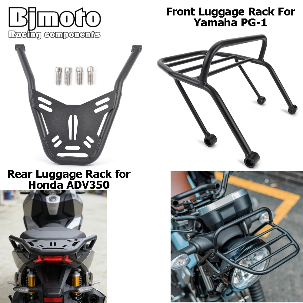 

Motorcycle Front Rear Luggage Rack Carrier Case Support Holder For Yamaha PG-1 2023-2024 for Honda ADV350 2022 - 2025