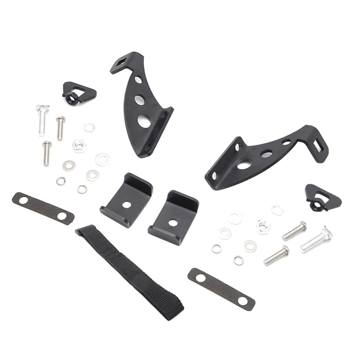 

Lifting Jack Stands Hi Lift Jack Bracket Door Hinge Hood Hinge Mount Kit for 2007-2020 Wrangler JK JL JKU