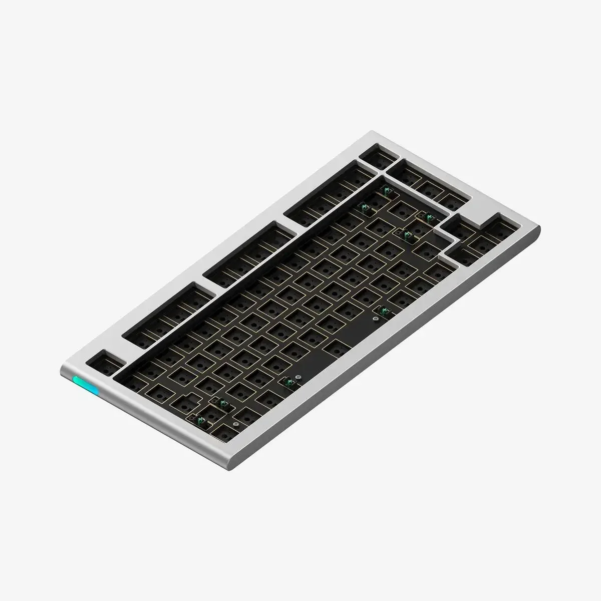 Imagem -05 - Nuphy-teclado Mecânico Nos75 Perfil Baixo Liga de Alumínio Ansi 75 com Fio Altura Nas Via Qmk Teclado Gamer Personalizado