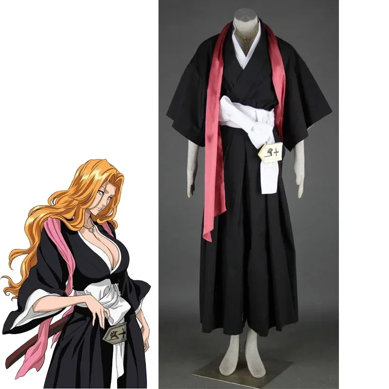 

Bleach Costume Matsumoto Rangiku Cosplay Kimono Suits Kids and Adult Clothing Sizes Matsumoto Die pa Full Outfit and Accessories