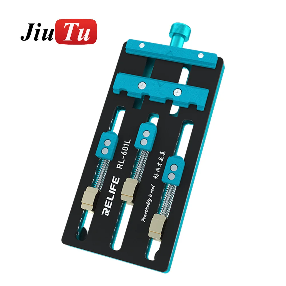 

RELIFE RL-601L Mini Double-slot Motherboard Fixture Phone IC Chip BGA Chip PCB Motherboard Jig Board Holder Repair Tools