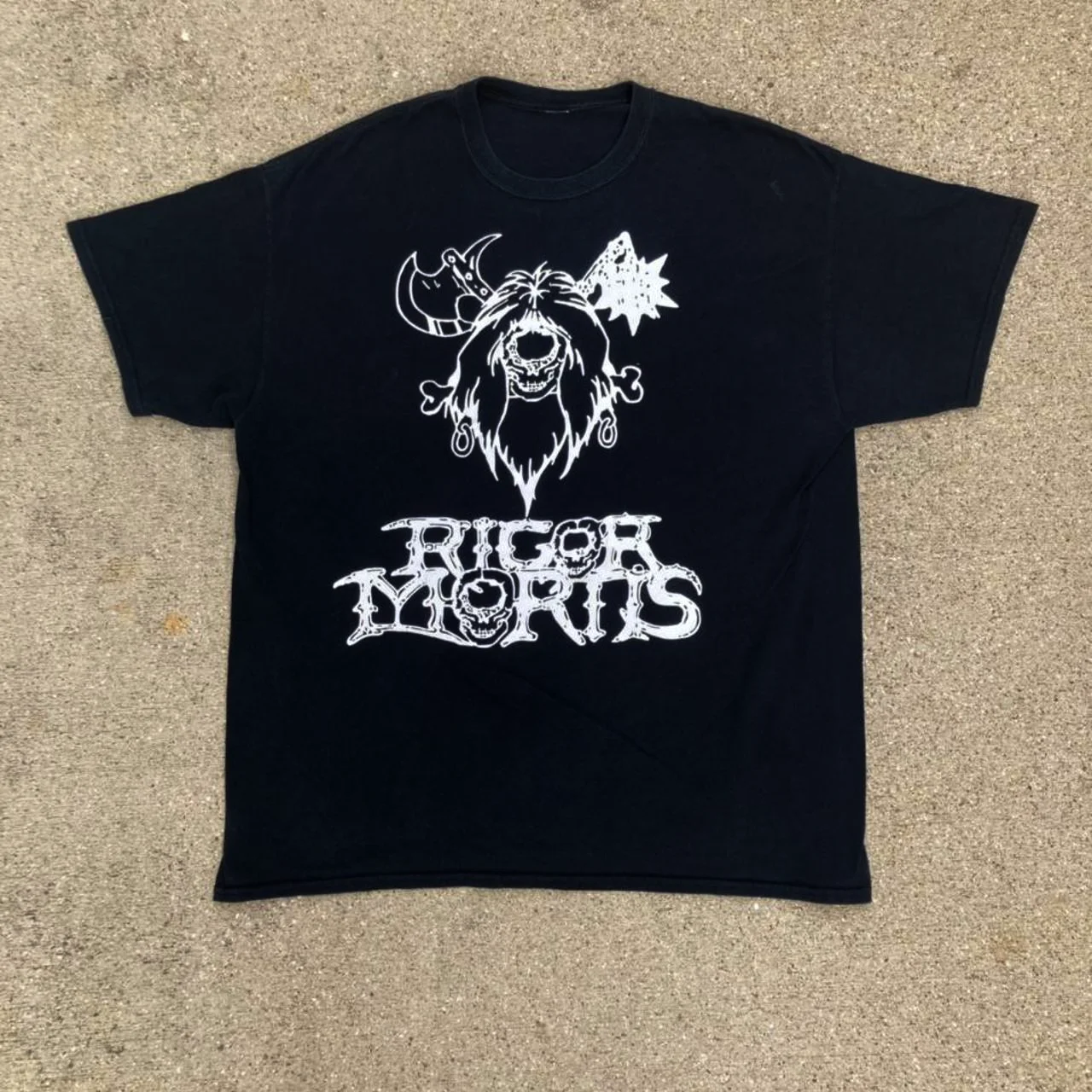 Rigor Mortis Symbol T Shirt Cotton Black Men Size S to 5XL BE2031