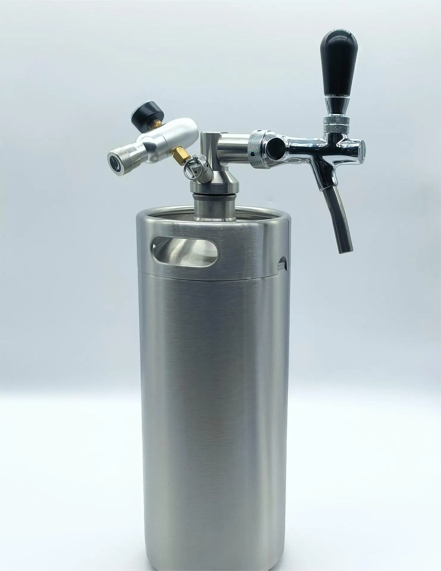 Suitable for 4L 304 stainless steel beer keg Baijiu keg beer keg, adjustable flow adjustable faucet beater set